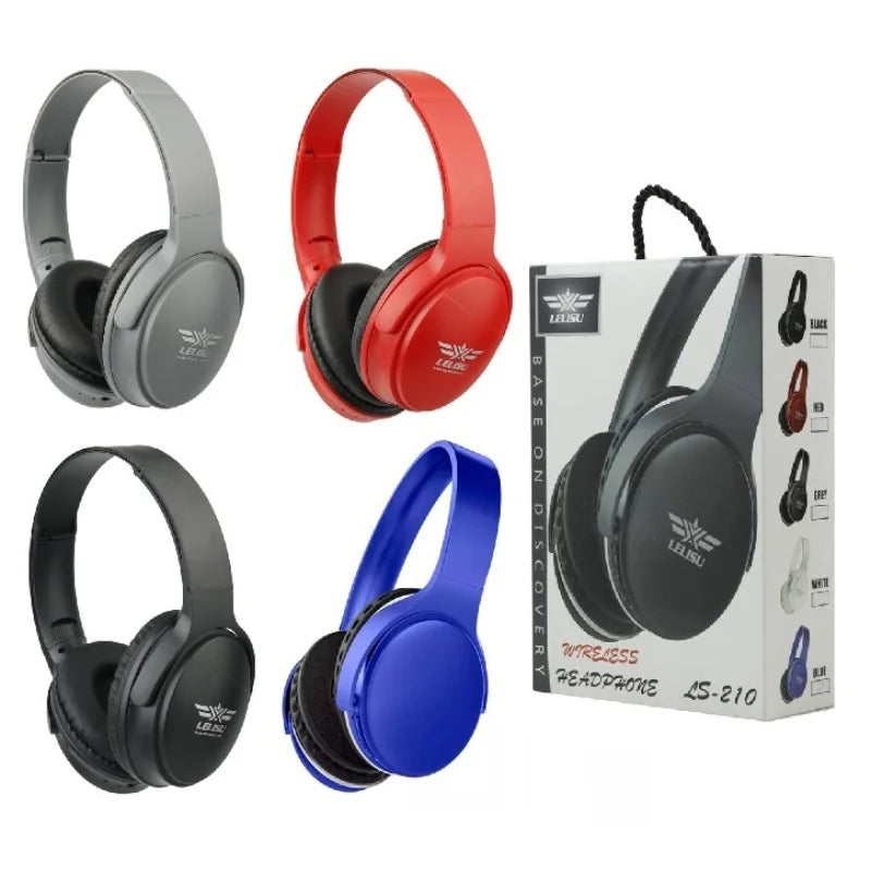 Lelisu LS-210 Wireless Headphones | Deep Bass, Noise-Canceling & Long Battery Life Vitalkart