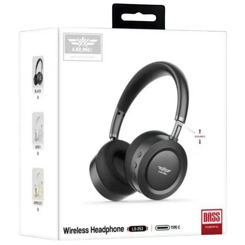 Lelisu LS-253 Wireless Headphones | Bluetooth Over-Ear Headset with Type-C Charging Vitalkart